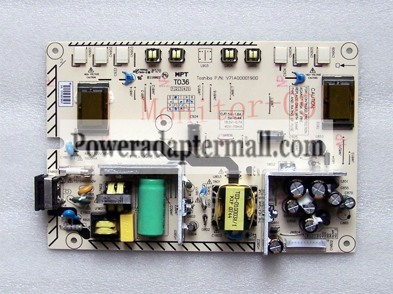 Toshiba Monitor Power Supply Board MPT T036 V71A00001900