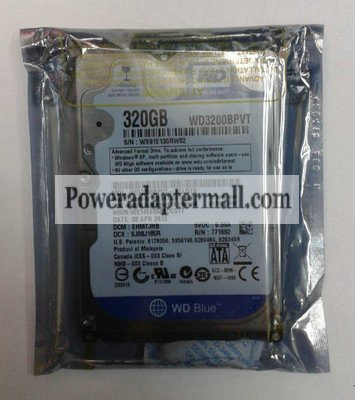 Western Digital WD3200BPVT 2.5" SATA 320GB 5400RPM Hard Drive