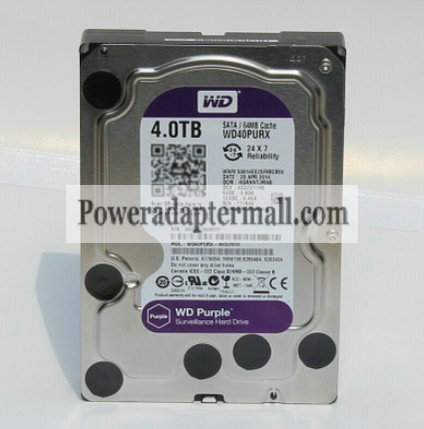 Western Digital WD40PURX 4TB IntelliPower SATA3 Hard Drive