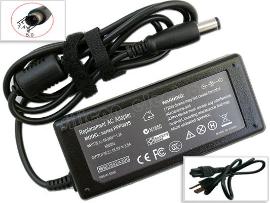 18.5V 3.5A AC Adapter Charger For HP N193 V85 R33030 Notebook PC Power Supply Cord PSU