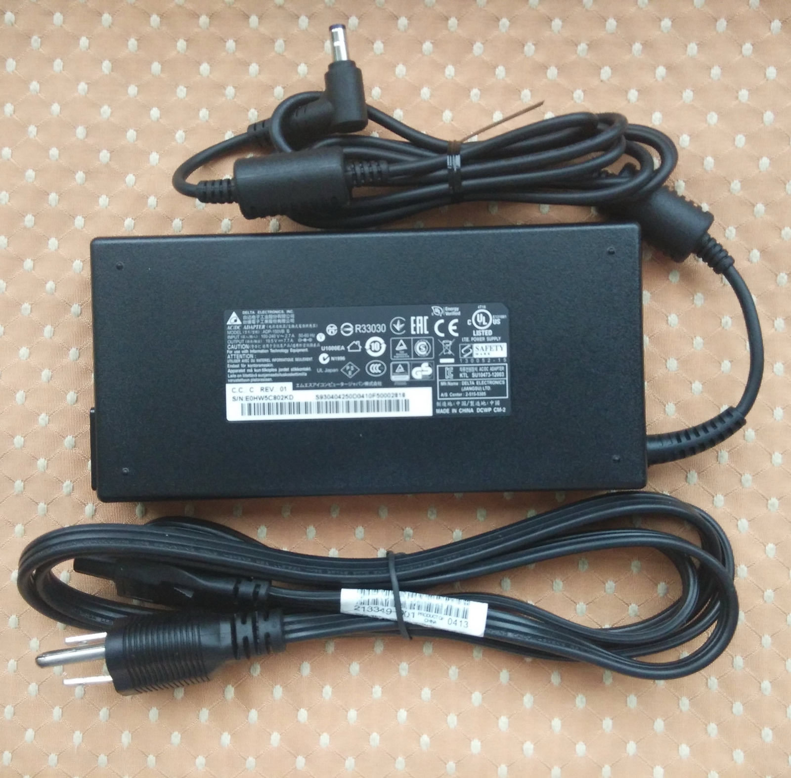 Delta ADP-150VB B,S93-0400250-D04 150W 19.5V AC Adapter for MSI GS40 6QE-016IT Phantom Notebook