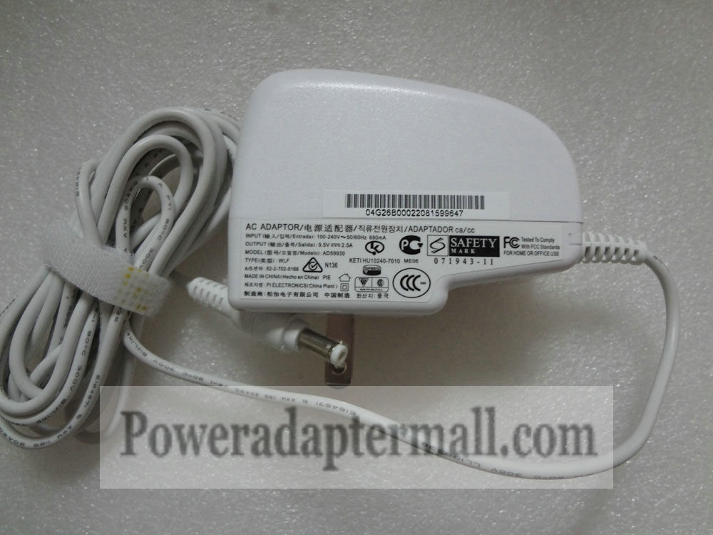 9.5V 2.5A Asus EeePC 90-OA00PW9100 24W-AS03 AC Adapter power - Click Image to Close