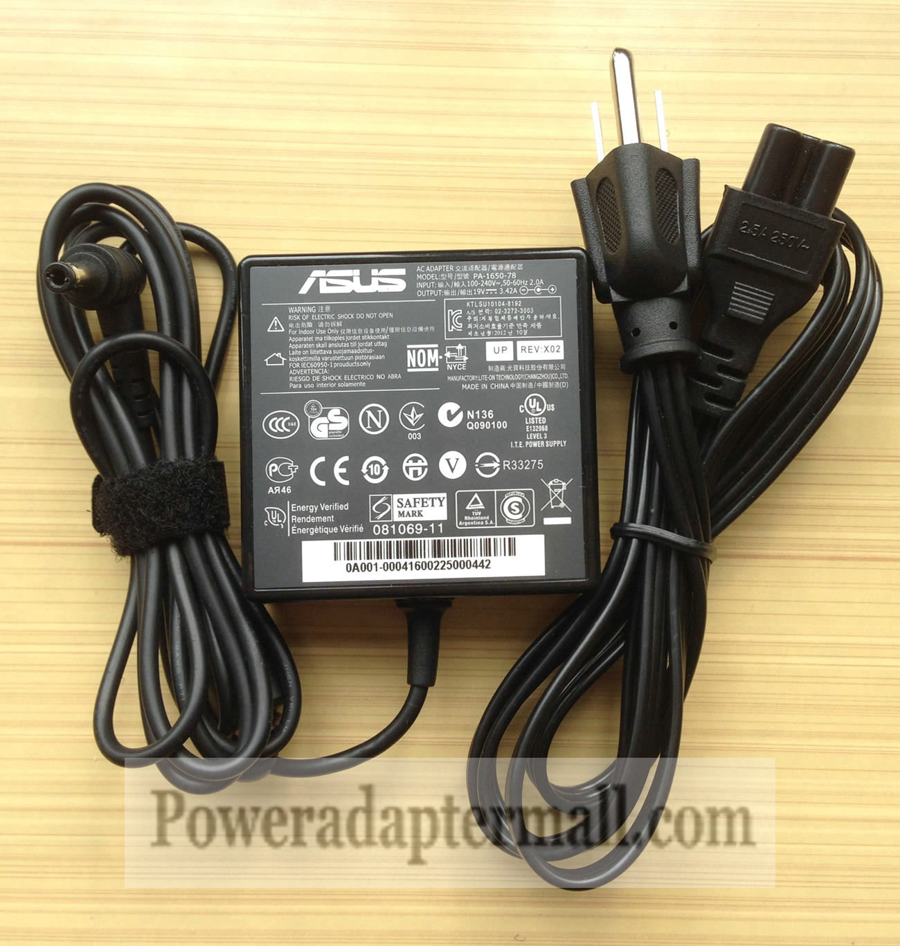 19V 3.42A Genuine Asus EXA1203YH N65W-03 PA-1650-78 AC Adapter - Click Image to Close