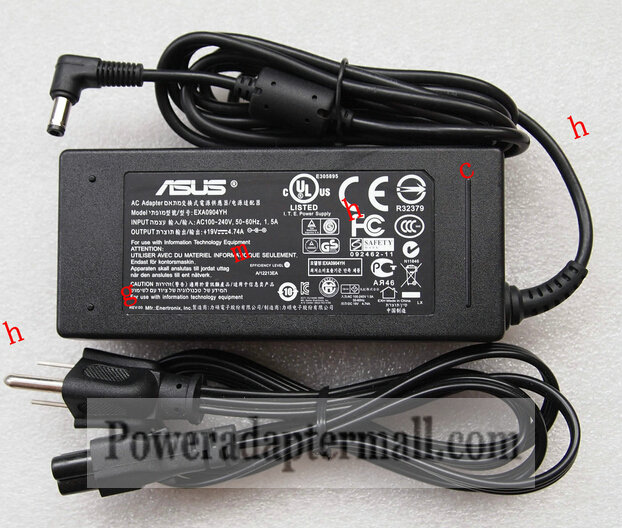 Genuine 19V 4.74A Asus A43 A43E A43F A43J Notebook PC AC Adapter