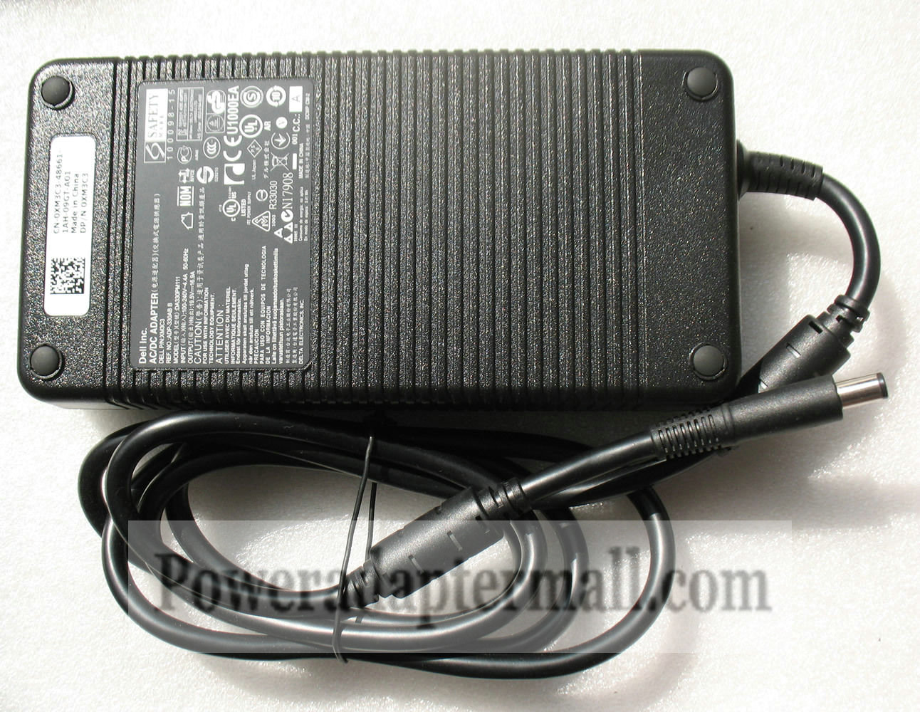 19.5V 16.9A Genuine Dell 330W AC Power Adapter Charger - Click Image to Close