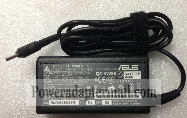 19.5V 3.08A ASUS Eee Slate EP121-1A016M EP121-1A019M AC Adapter - Click Image to Close