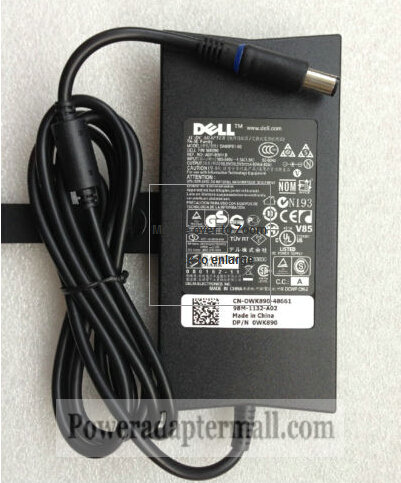 19.5V 4.62A Dell Studio XPS WK890 FA90PE0-01 power AC Adapter - Click Image to Close