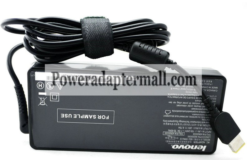 20V 6.75A Lenovo ADL135NC2 Thinkpad T540p T440p AC Adapter Side - Click Image to Close