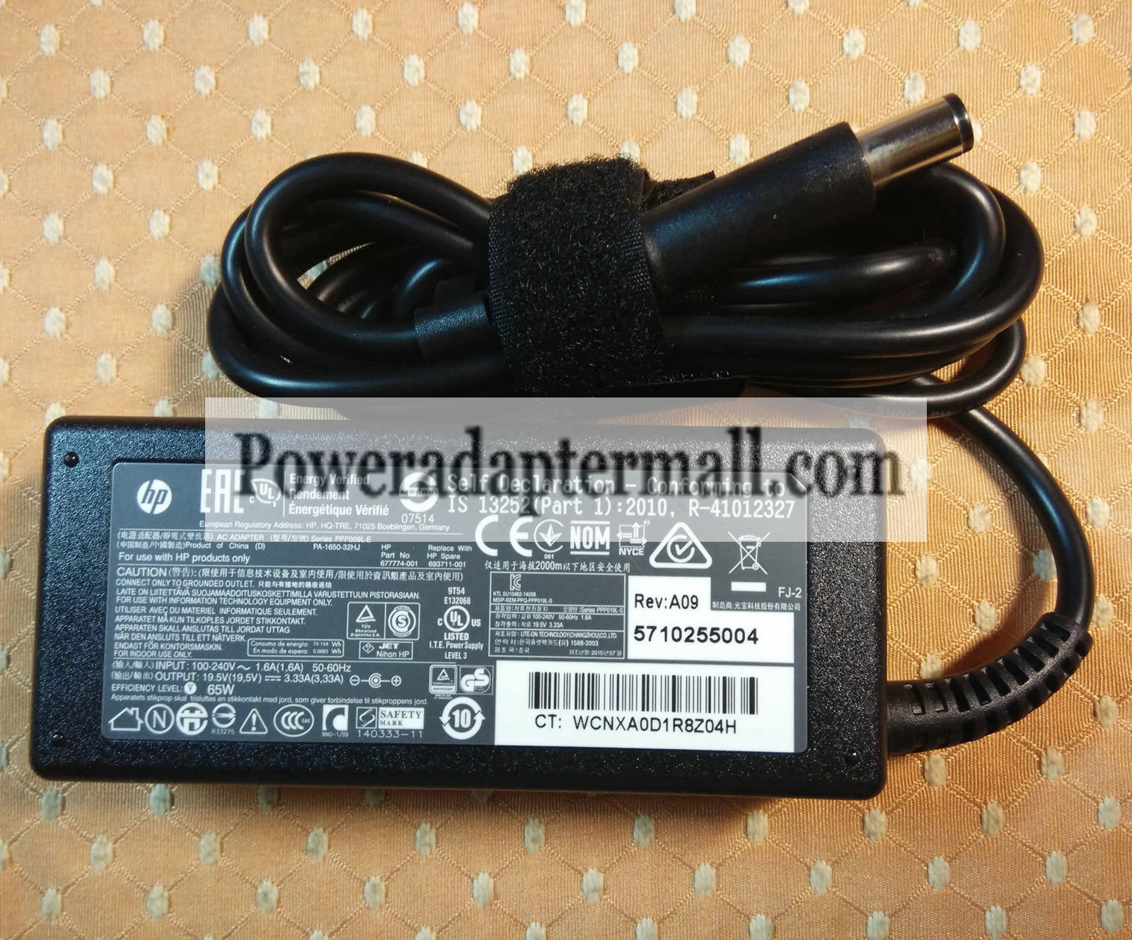 19.5V 3.33A HP ProBook 645 G1/F2R09UT 693711-001 AC Adapter