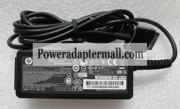 Genuine 20W 15V 1.33A HP 695914-001 C2K61UA AC Adapter Charger