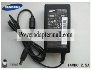 14V 2.5A Samsung A3514_DPN A3514_DHSC LED Monitor AC Adapter