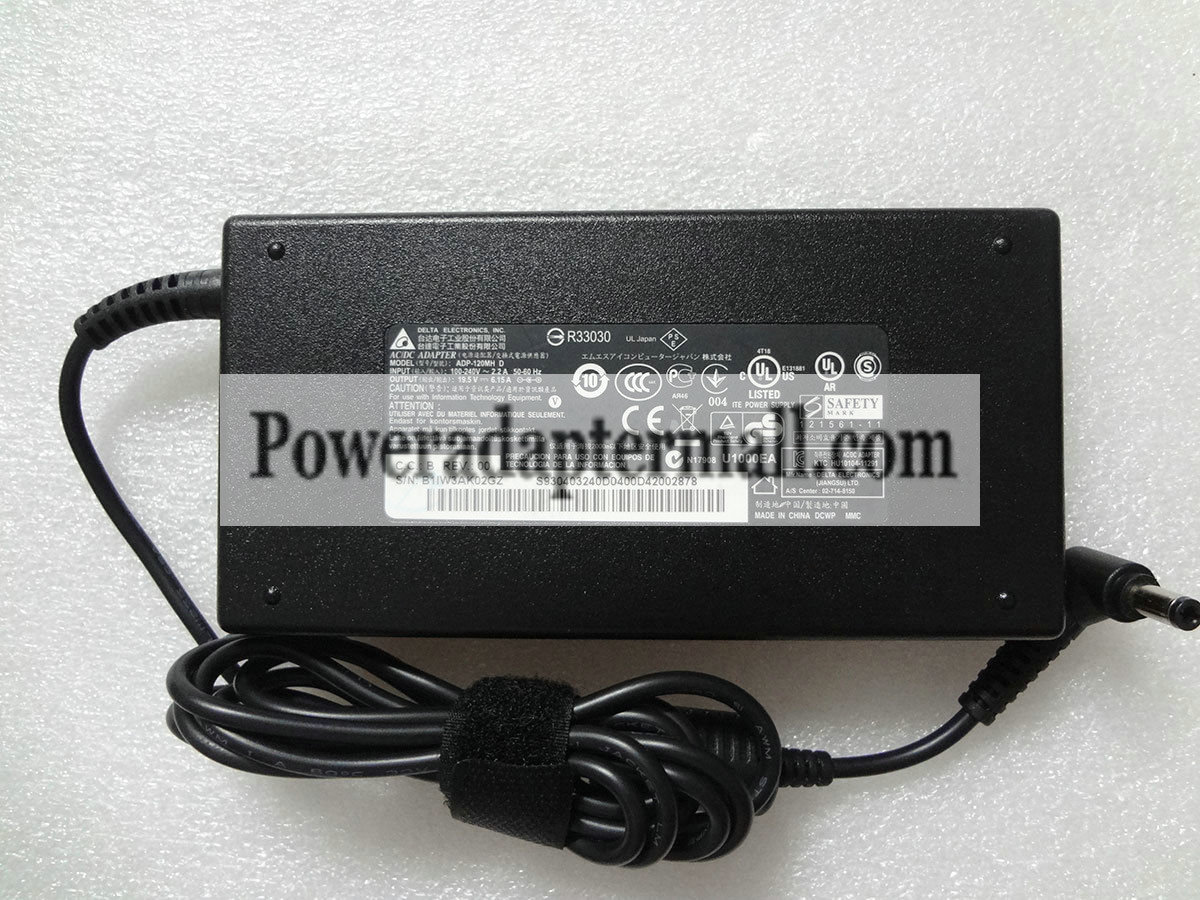 Genuine 120W MSI GS70 GE60 ADP-120MH D AC Adapter Power Supply