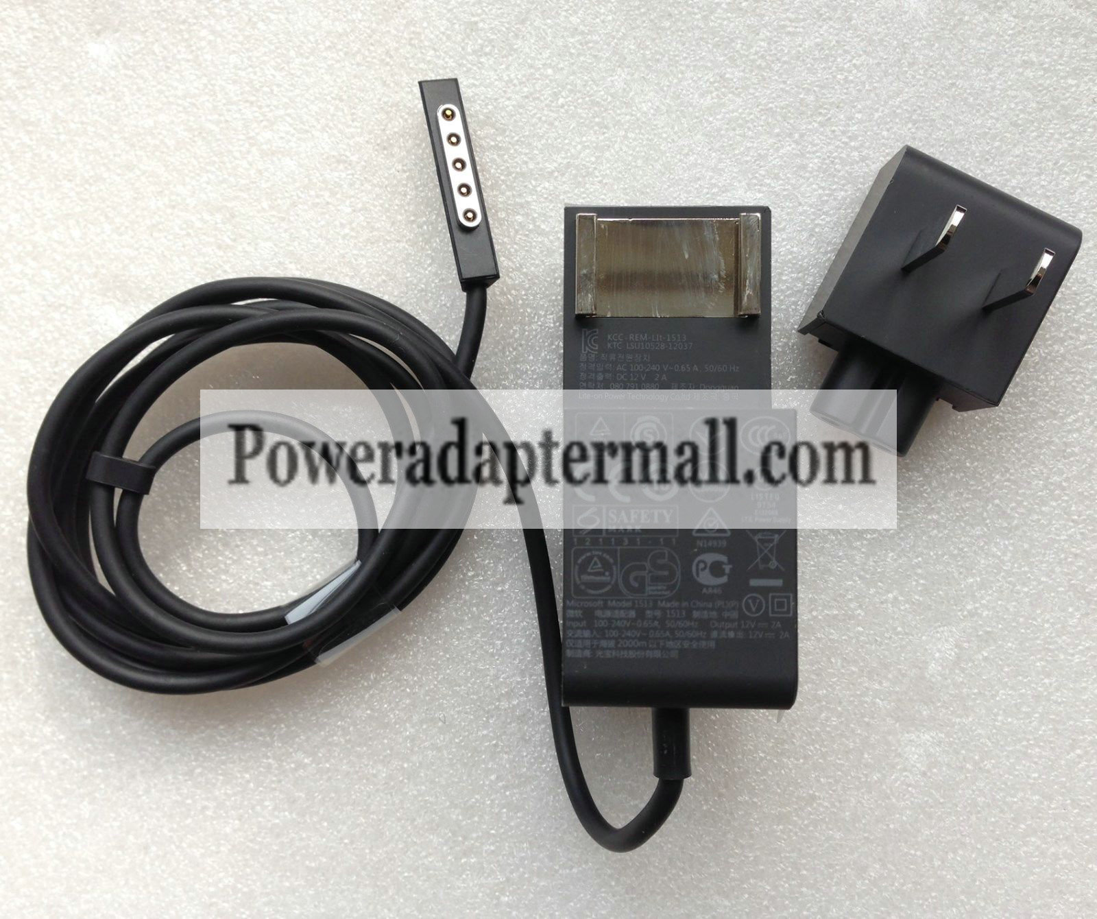 Original Microsoft 24W AC Adapter for Surface 1, 2 1512 1513 - Click Image to Close