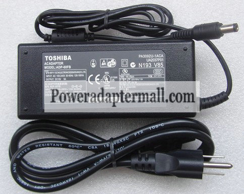 15V 5A AC Adapter Power Cord Charger Toshiba SEB100P2-15.0 A10