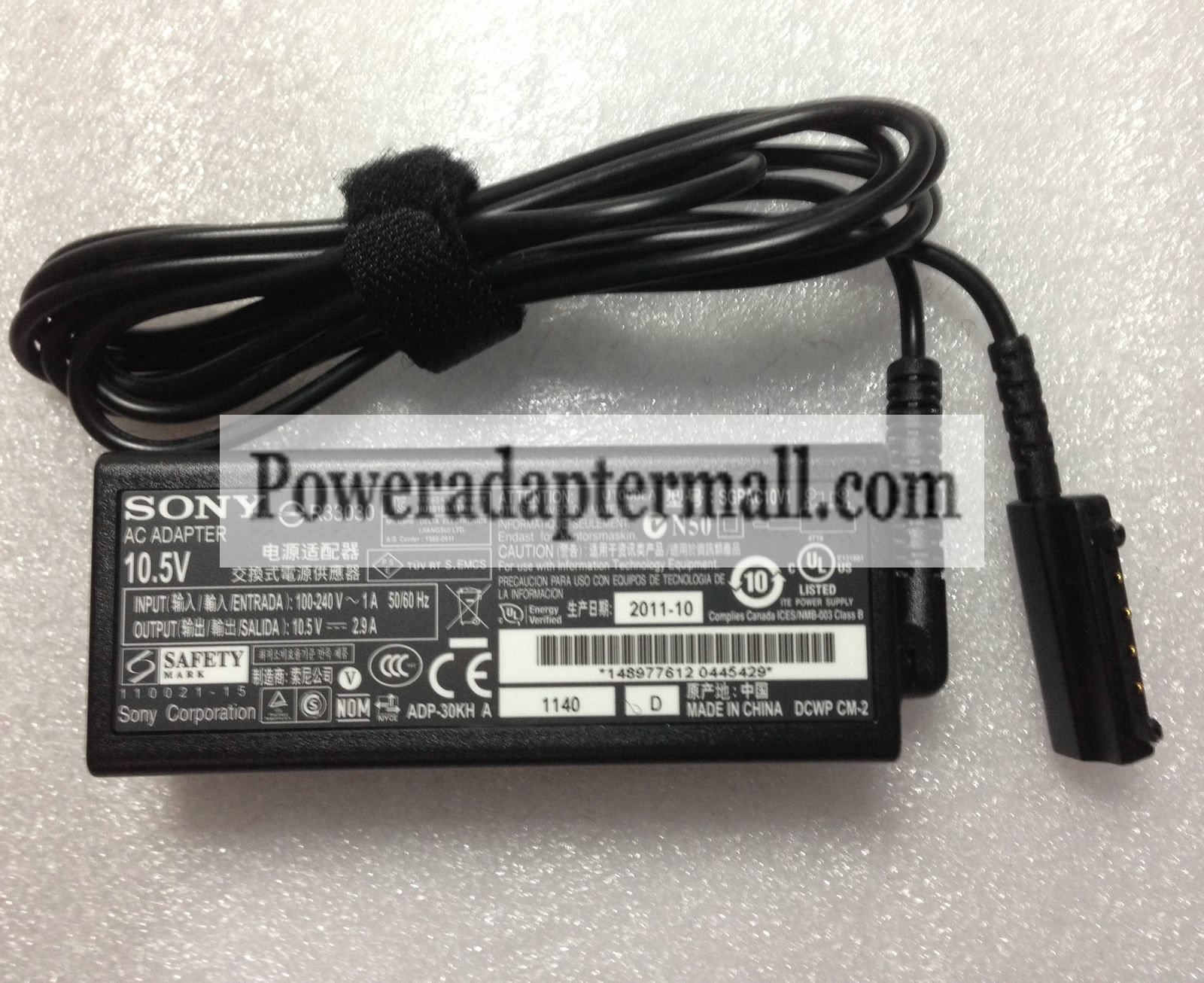 NEW Sony Tablet S Series SGPAC10V1 10.5V 2.9A AC Adapter Cord