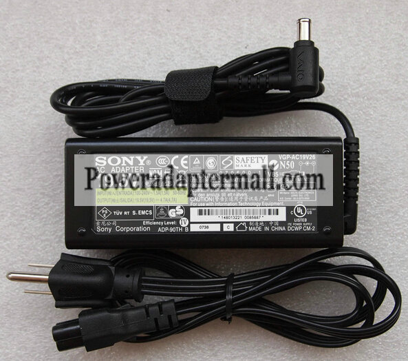 Sony Vaio VGN-N VGN-N320 VGN-N370 19.5V 4.7A laptop AC Adapter