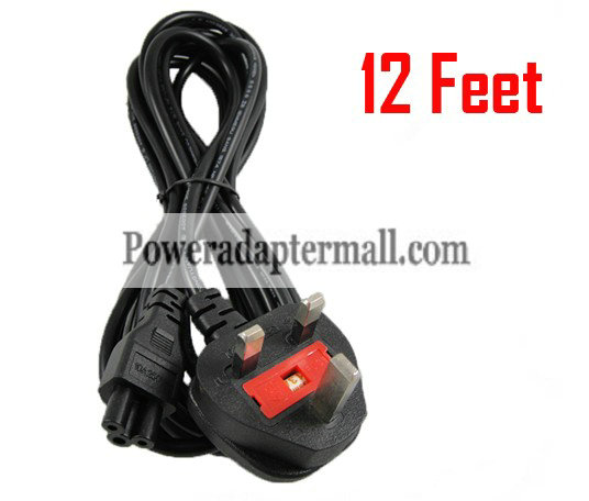 UK UNITED KINGDOM 3 PRONG AC LAPTOP POWER CORD FOR DELL IBM COMP