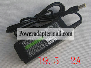 19.5V 2A 40W Sony VGP-AC19V40 VGP AC19V40 ac adapter charger Pow