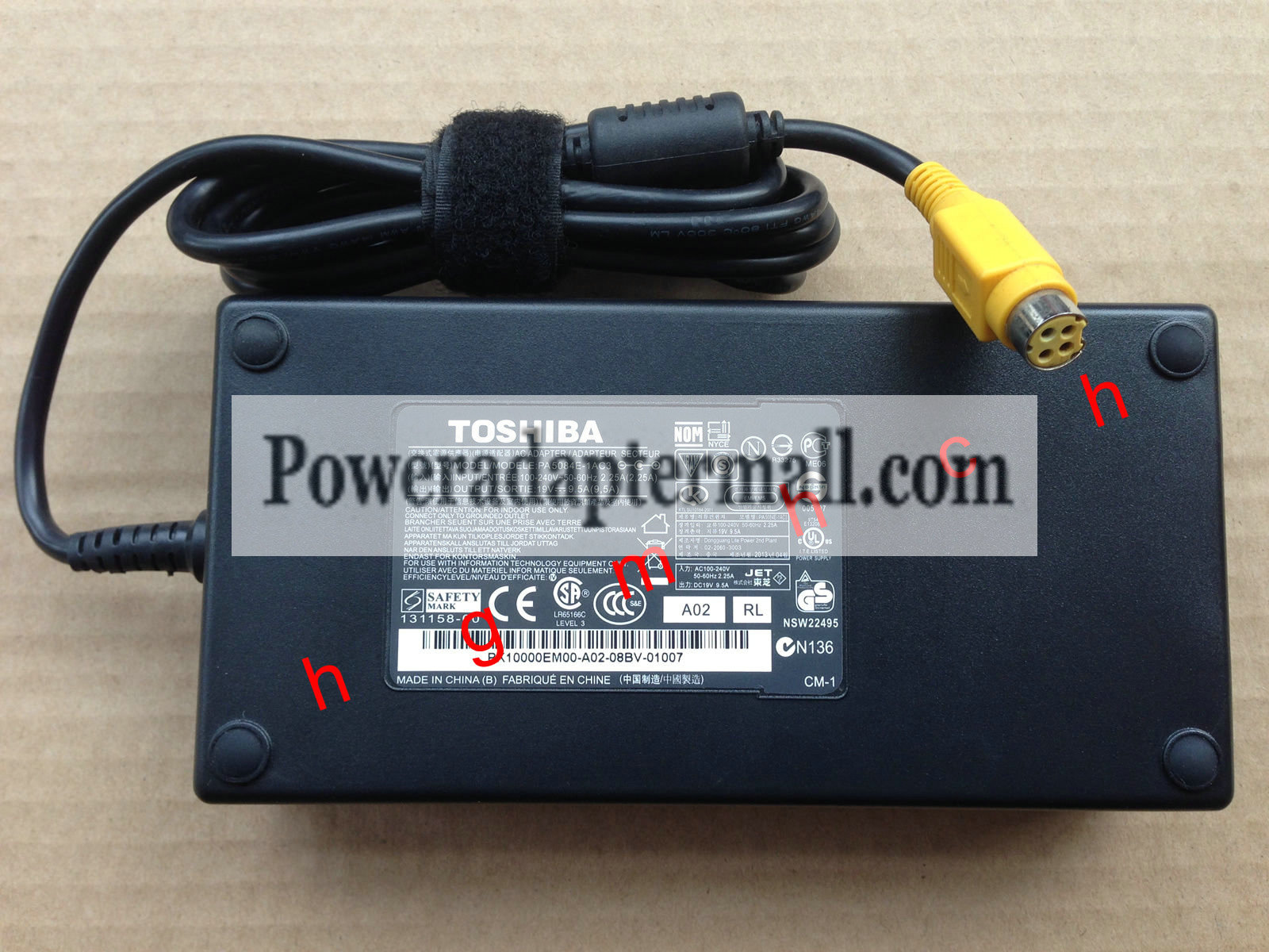 19V 9.5A Toshiba Qosmio X305-SP6828A X305-SP6828C AC Adapter