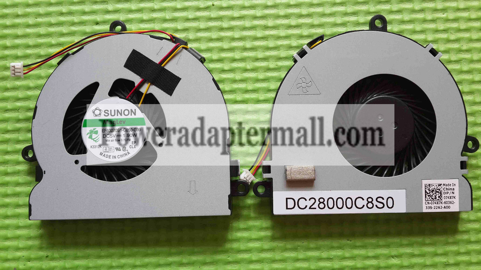 Dell inspiron 15R 5521 5535 5721 CPU cooling fan 74X7K