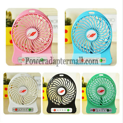 Mini USB Pocket Portable Rechargeable Fan model F95B LED Light