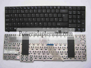 Black Acer KB.INT00.138 Laptop Keyboard Acer Aspire 7720