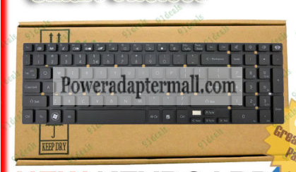 New Acer KB.I170A.410 KBI170A410 keyboard US Black