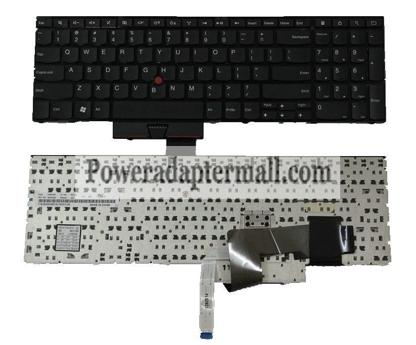 Lenovo ThinkPad Edge E520 E525 Keyboard 04W0872 04W0836 0A62075 - Click Image to Close