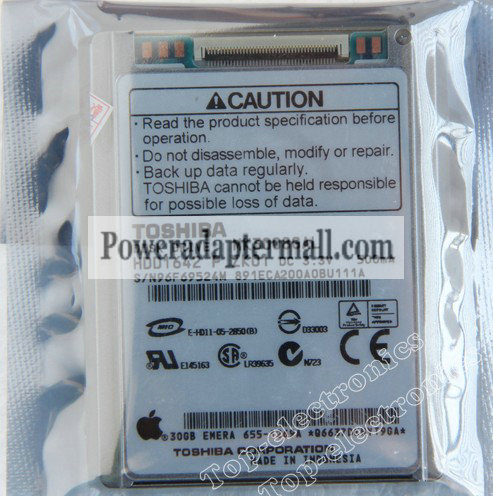 1.8"TOSHIBA 30GB MK3008GAL Hard Disk Drive for iPod Video 5th