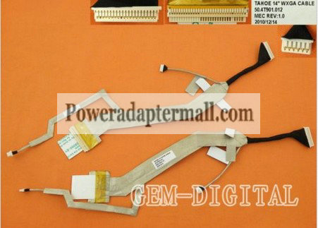 LCD Video Cable For ACER AS4710 AS4310 AS4315 AS4920 50.4T901.01 - Click Image to Close