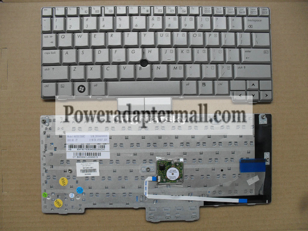 NEW HP Elitebook 2730p Silver Keyboard 501493-001