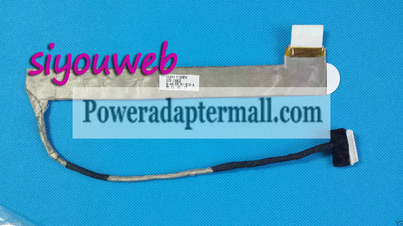 CLEVO P150HM LCD LVDS Cable 6-43-X5101-012 6-43-X5101-012-A