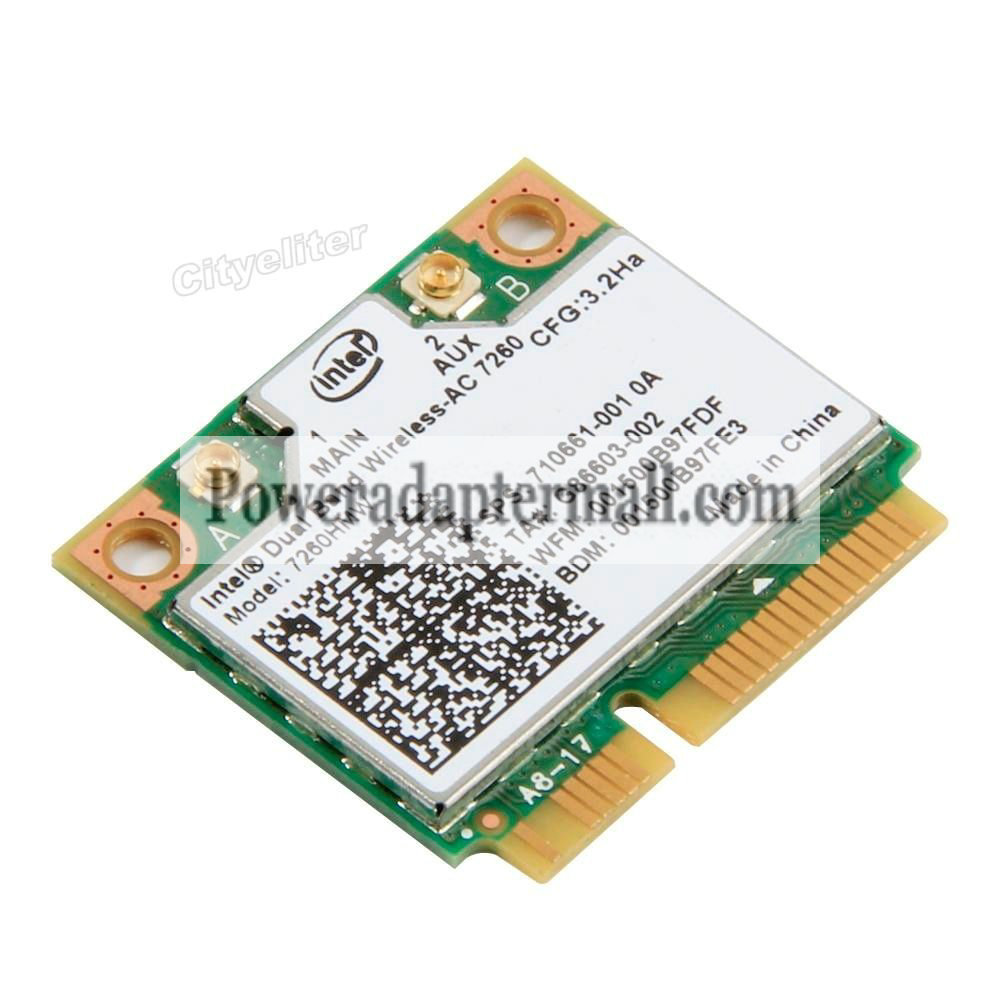 Intel Dual Band Wireless-AC 7260 7260HMW PCI-E Card 710661-001