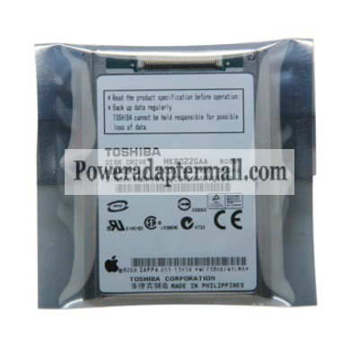 1.8" TOSHIBA MK8022GAA HDD1805 HARD DISK DRIVE 80GB iPod Classic - Click Image to Close