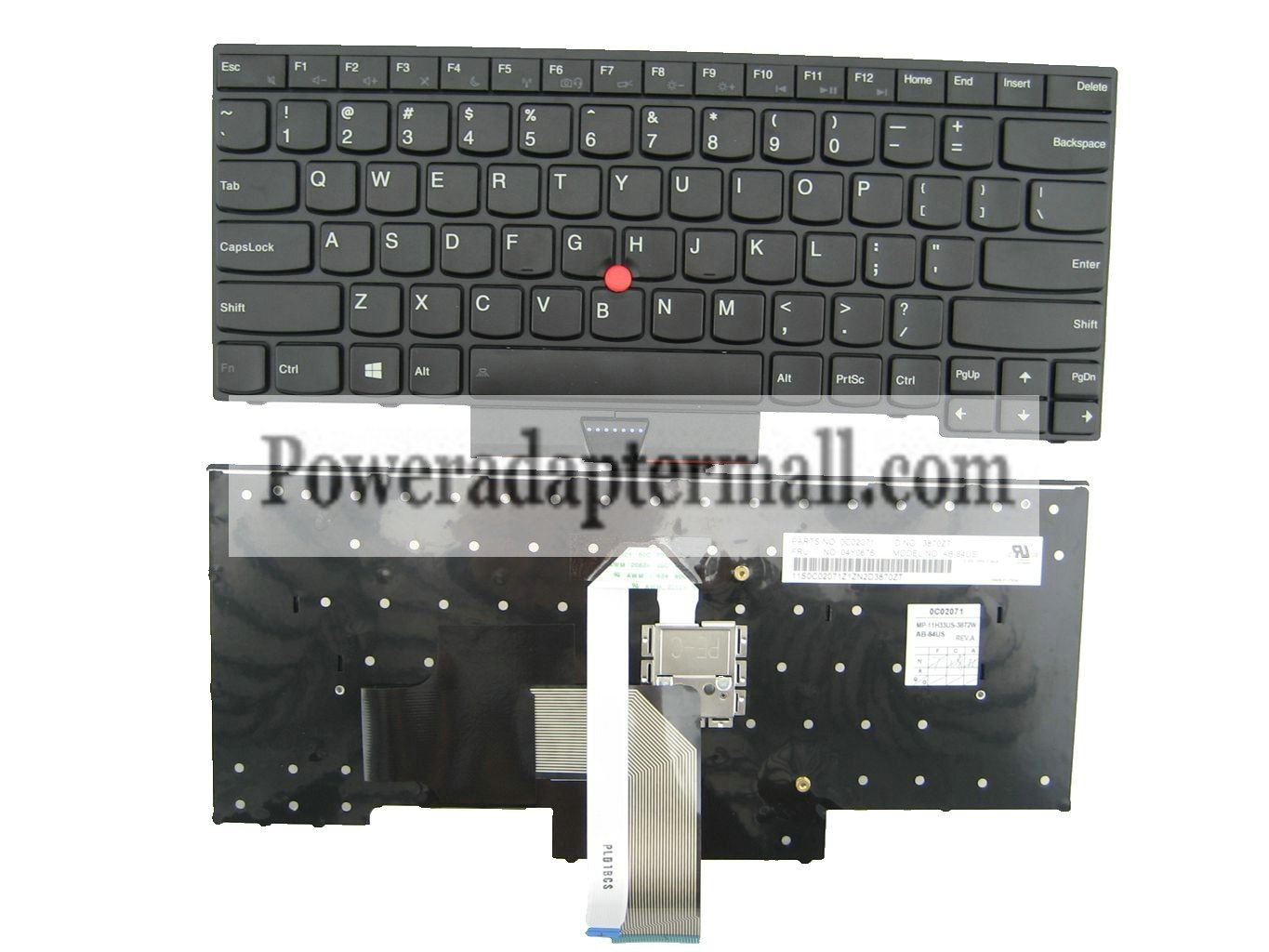 New Lenovo IBM E430c MP-11H33US-3872W AB-84US Keyboard US Black