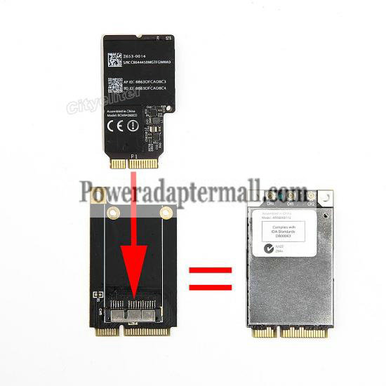 Apple BCM94360CD 802.11ac Wifi Bluetooth Card Mini PCI-E Adapter - Click Image to Close