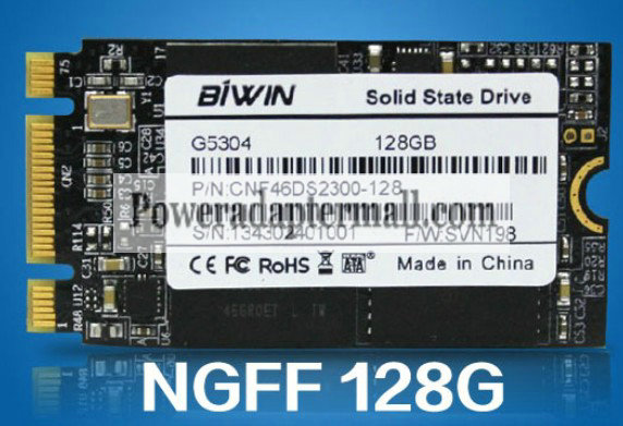 CNF46DS2300-128 BIWIN G5304 NGFF 128G SSD for Lenovo T520 L420