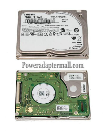 1.8" 120GB HS122JB hard drive for HP compaq 2510P 2710P - Click Image to Close