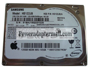 Samsung HS122JC 1.8 120GB ZIF LIF ATA 5400 Hard Disk Drive