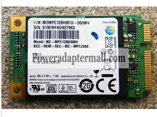 MZMPC128HBFU Samsung PM830 series mini pcie msata 128G msata SSD - Click Image to Close