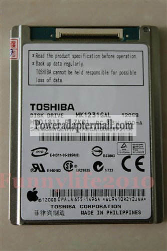 iPod Classic 120GB MK1231GAL HDD Hard Drive Toshiba