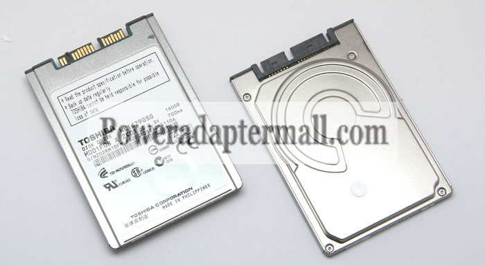 1.8" 160GB Toshiba MK1629GSG Notebook Hard Drive 8mm Micro SATA