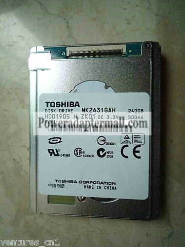 MK2431GAH 1.8" ZIF/PATA 240GB Toshiba MK2431GAH Hard Drive HDD - Click Image to Close