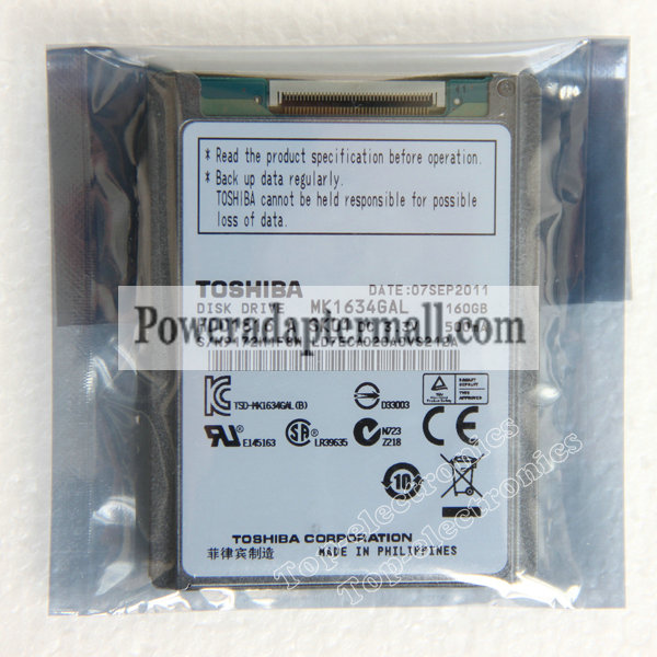 1.8"Toshiba mk1634gal 160GB Hard Disk Drive FOR MACBOOK AIR REV.