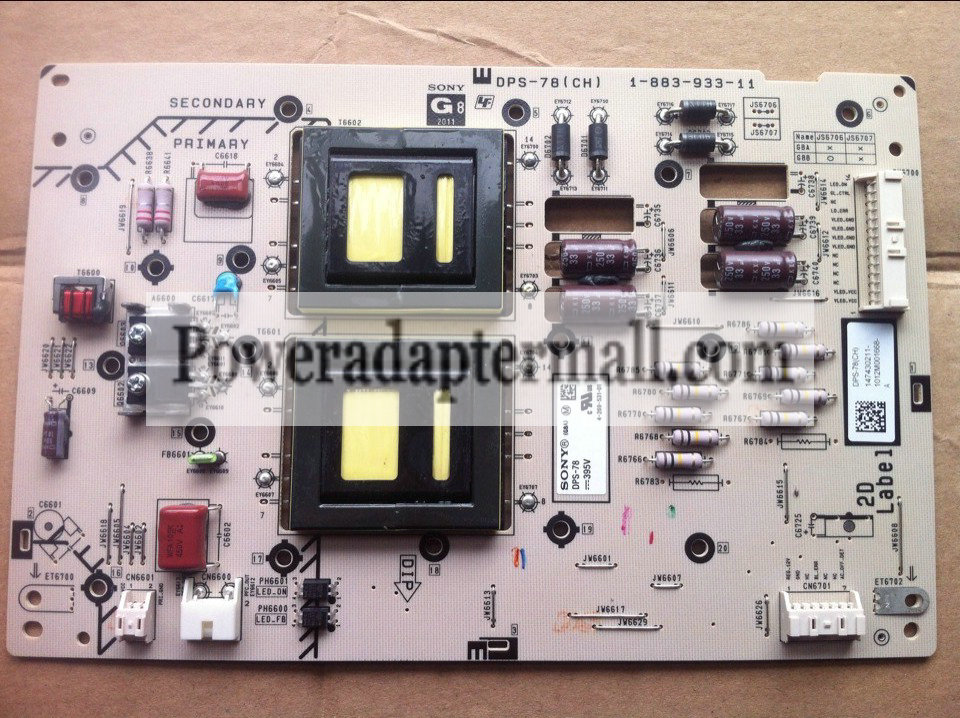 new Sony KDL-55EX720 High voltage board 1-883-933-11 DPS-78(CH)