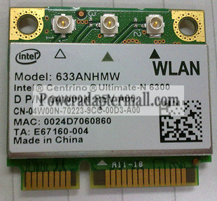 Intel Centrino Ultimate-N 6300 wireless card A/B/G/N - Click Image to Close