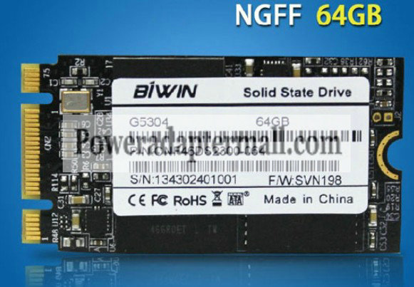 New BIWIN G5304 CNF46DS2300-064 NGFF 64G SSD SATA3 6Gb/s - Click Image to Close