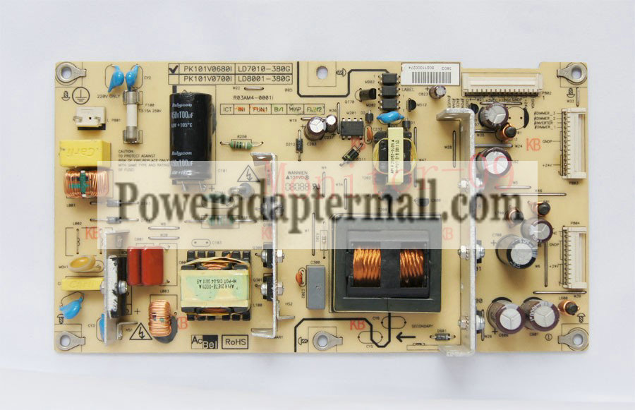 Power Supply Board PK101V0680I LD7010-380G For LCD TV - Click Image to Close