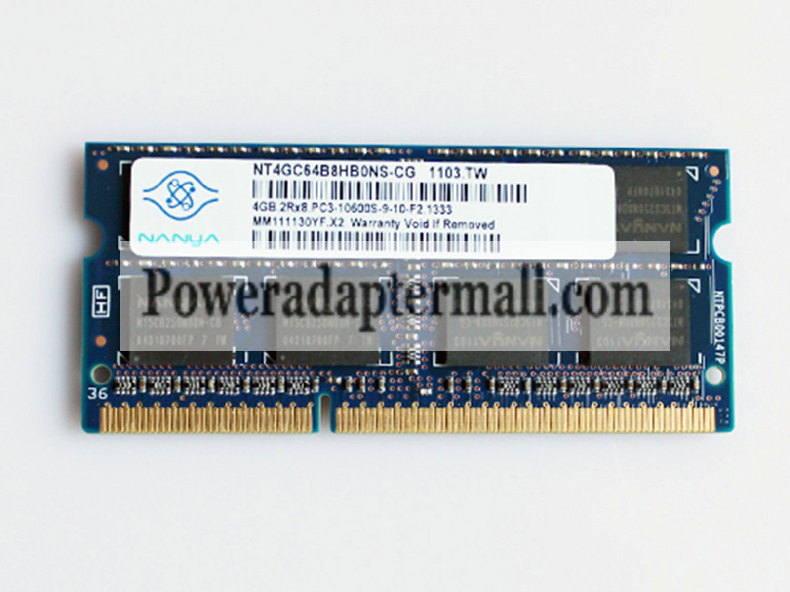 Nanya DDR3 4GB PC3-10600S 1333MHz Laptop Memory RAM for Asus Ace