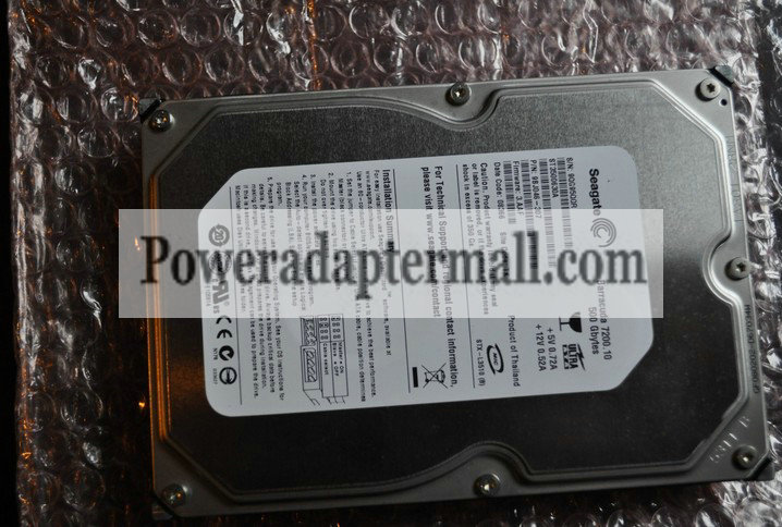 Seagate 7200.10 500GB 7200RPM 3.5"(ST3500630AS) Hard Drive